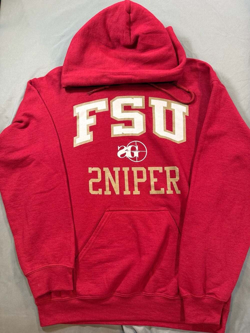 Sniper Gang FSU Sniper Hoodie Red Size S